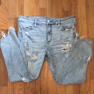 American Eagle ripped jeans